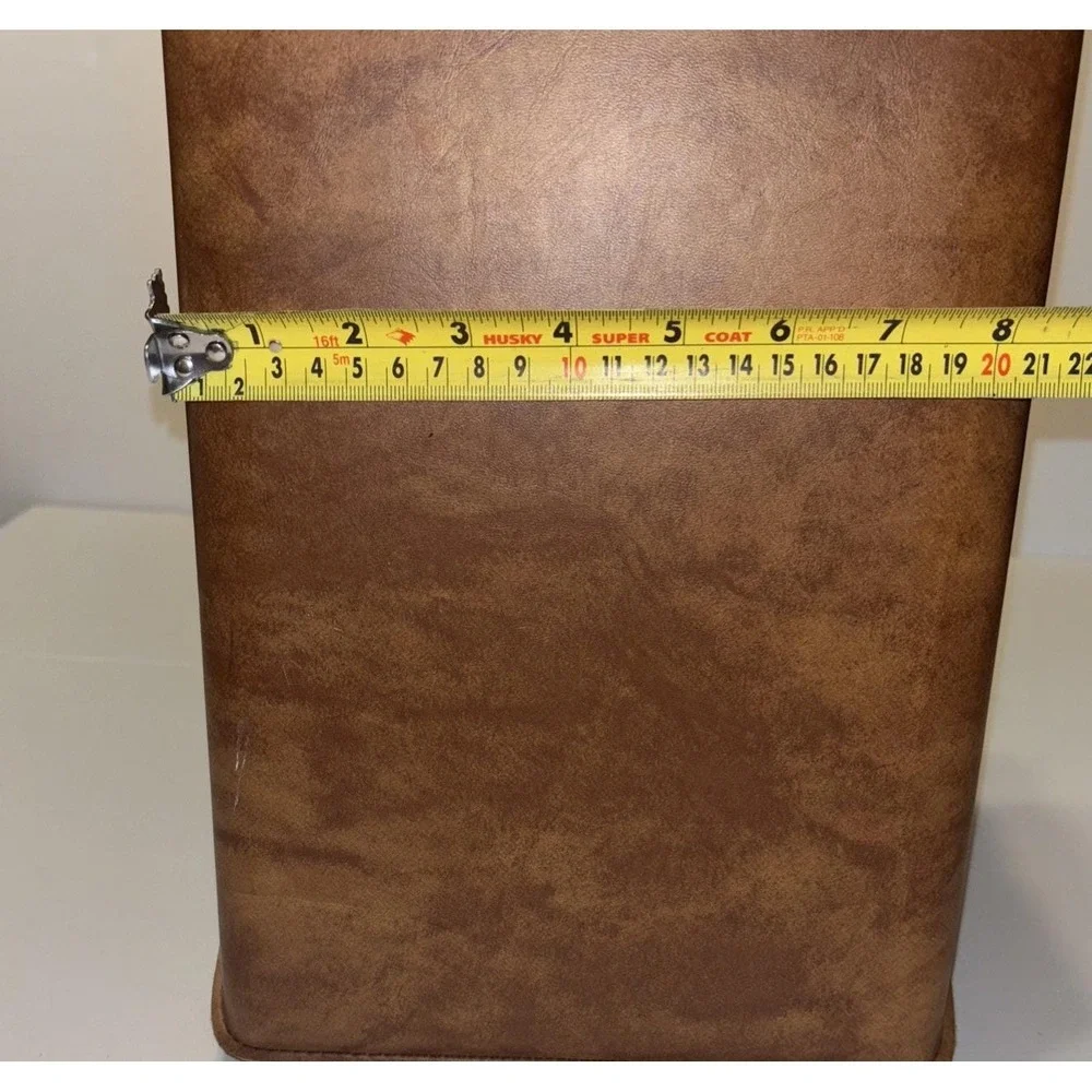 Vintage Benchmark Travel Bars Two Bottle Bar Brown Picnic